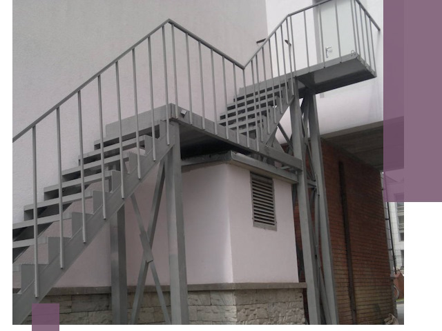 Монтаж пожарных лестниц под ключ в Пензе с гарантией качества