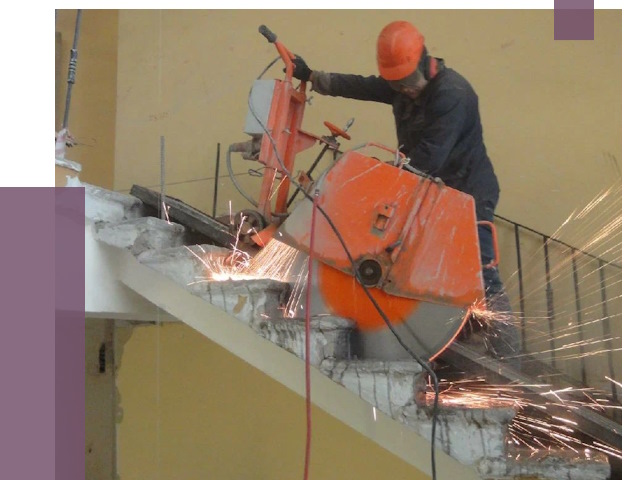 Демонтаж бетонных лестниц в Пензе от 4619 руб. за м2 | ПРОЛЁТ-Пнз