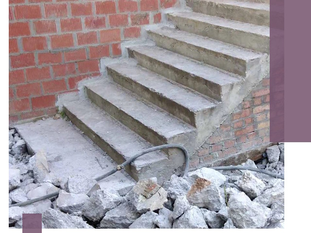 Демонтаж бетонных лестниц в Пензе: быстро и безопасно