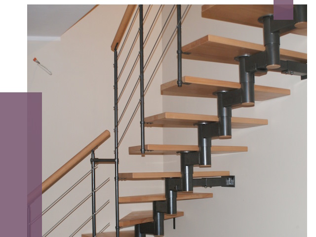 Изготовление модульных лестниц в Пензе от 11548 руб. 