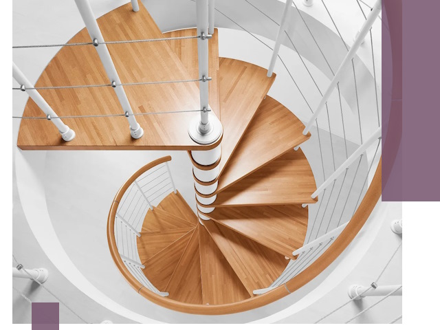 Изготовление винтовых лестниц под ключ в Пензе