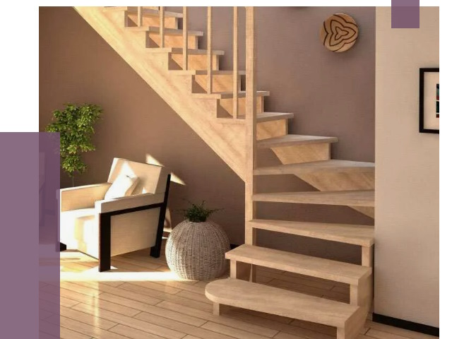 Изготовление Г-образных лестниц в Пензе от 18990 руб. 