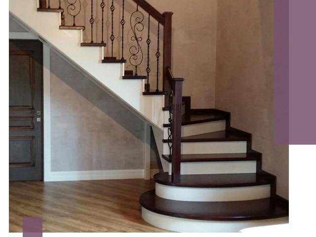 Изготовление Г-образных лестниц под ключ в Пензе