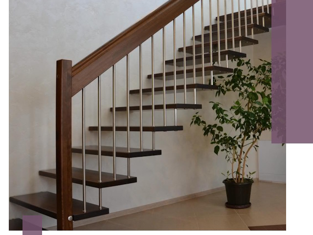 Лестницы на больцах под ключ в Пензе – изготовление и монтаж