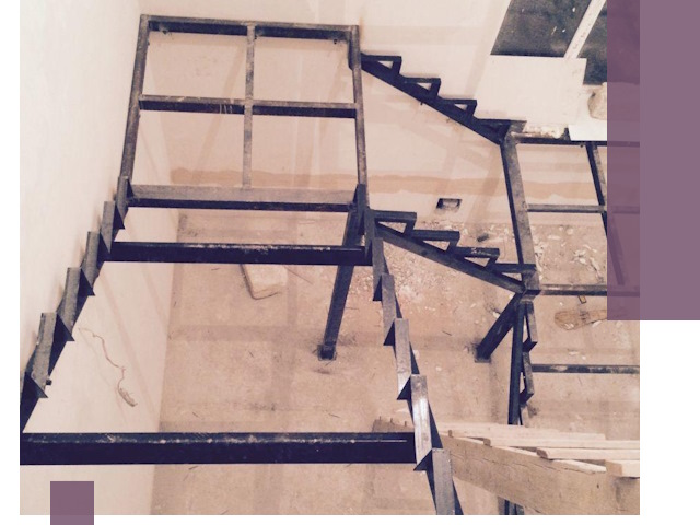 Монтаж лестниц на металлокаркасе в Пензе быстро и качественно