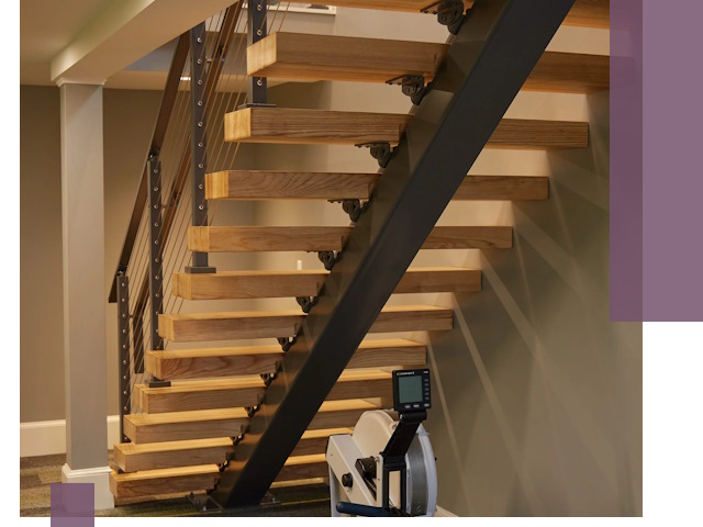 Лестницы на монокосоурах под ключ в Пензе - изготовление и монтаж