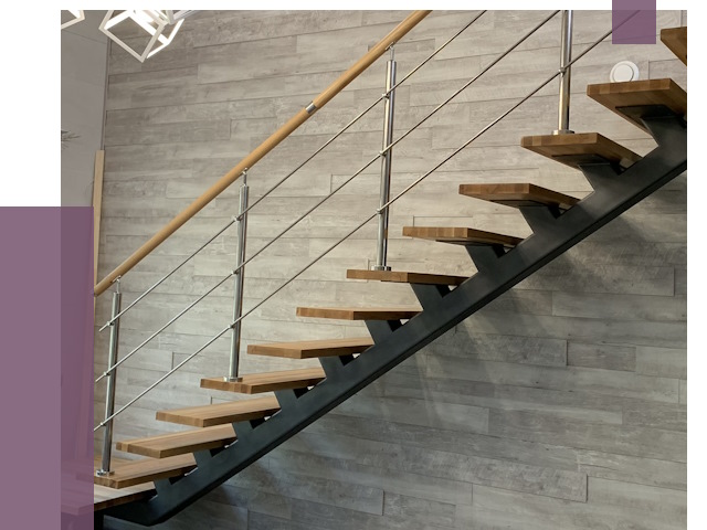 Изготовление лестниц на монокосоуре в Пензе от 76474 руб. 
