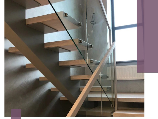 Изготовление лестниц на монокосоуре в Пензе с монтажом и гарантией