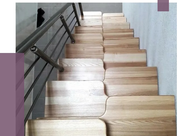 Лестницы гусиный шаг в Пензе от 13088 руб. под ключ | ПРОЛЁТ-Пнз