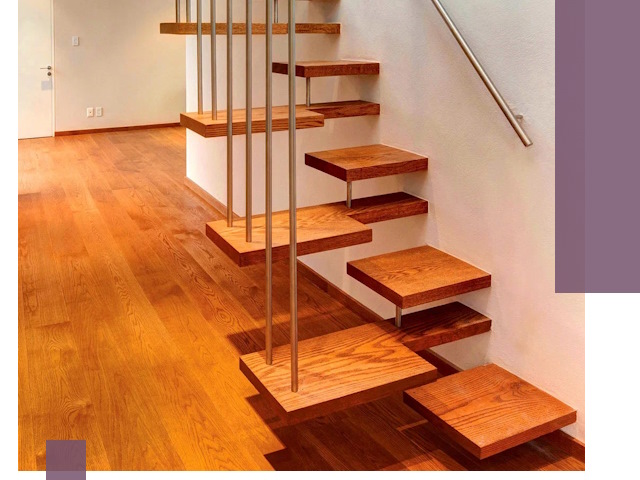 Лестницы «гусиный шаг» на заказ в Пензе для узких пространств