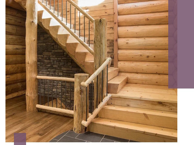 Лестницы в баню под заказ и профессиональный монтаж в Пензе