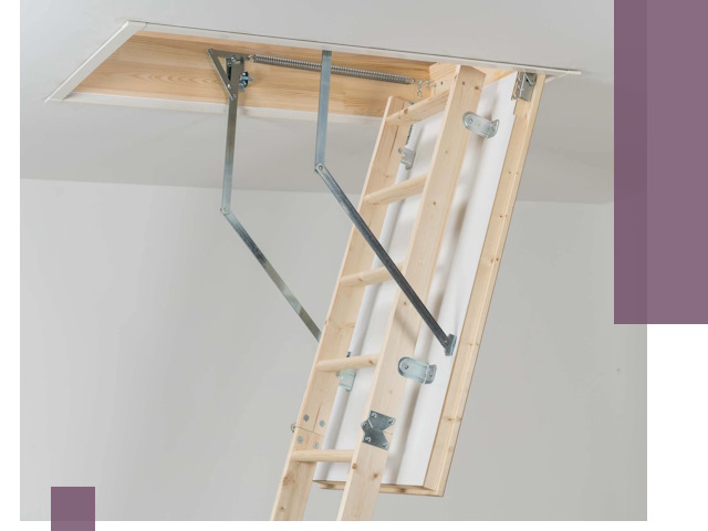 Установка чердачной лестницы под ключ в Пензе