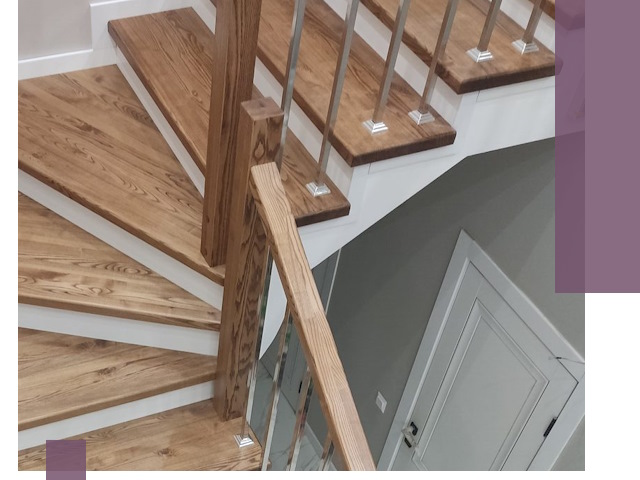 Обшивка металлических лестниц под ключ в Пензе