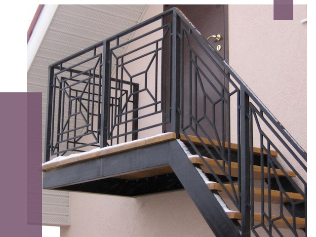 Металлические перила в Пензе от 4311 руб.  | ПРОЛЁТ-Пнз