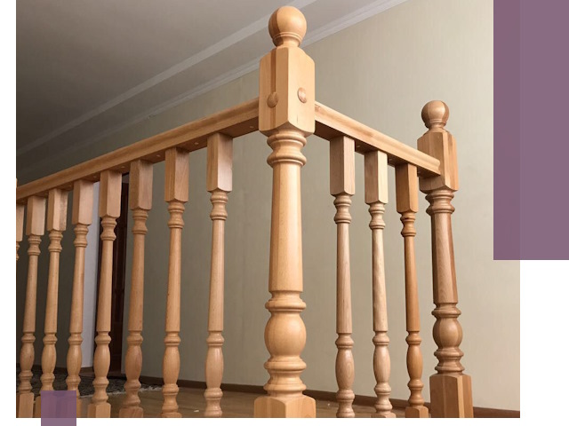 Деревянные перила на заказ в Пензе: монтаж и изготовление