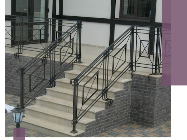 Перила для крыльца в Пензе — монтаж, изготовление и установка