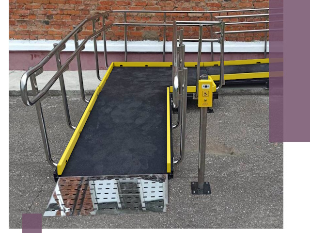 Изготовление наклонных пандусов для инвалидов в Пензе