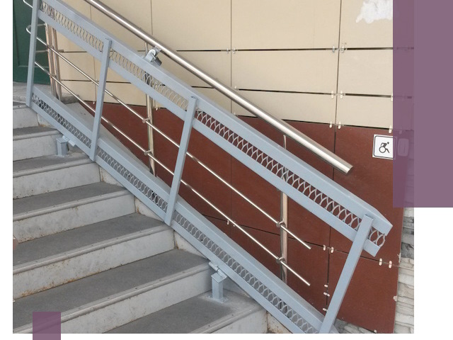 Изготовление откидных пандусов под ключ в Пензе