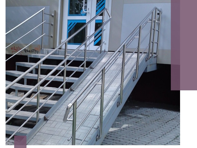 Пандус на крыльцо под ключ в Пензе: монтаж и изготовление