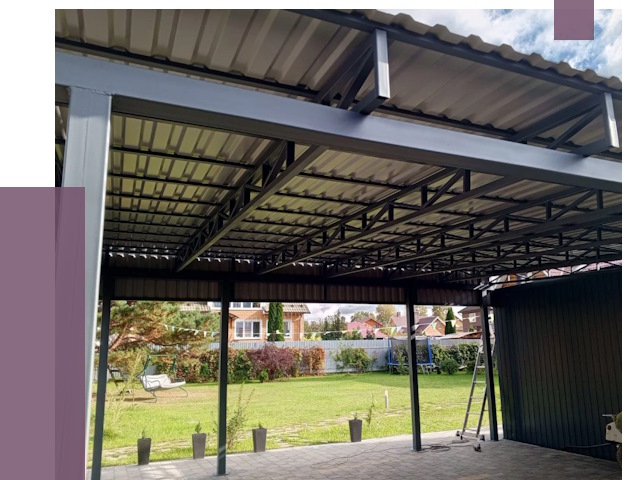 Монтаж навесов в Пензе от 7391 руб. — установка навеса | ПРОЛЁТ-Пнз