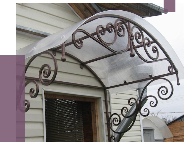 Изготовление козырьков в Пензе от 7391 руб. — заказать | ПРОЛЁТ-Пнз