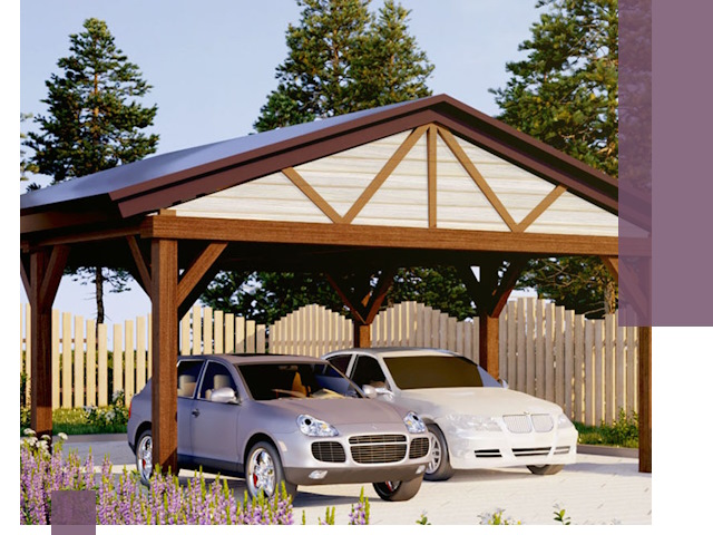 Навесы для автомобиля в Пензе — изготовление и монтаж