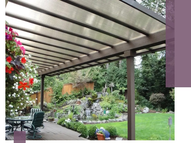 Навесы из поликарбоната под ключ в Пензе быстро и надёжно