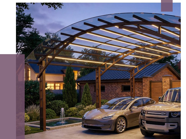 Металлические навесы в Пензе от 12729 руб. под ключ — ПРОЛЁТ-Пнз