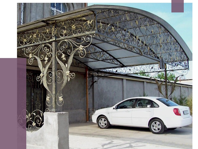 Кованые навесы в Пензе от 14628 руб. | ПРОЛЁТ-Пнз