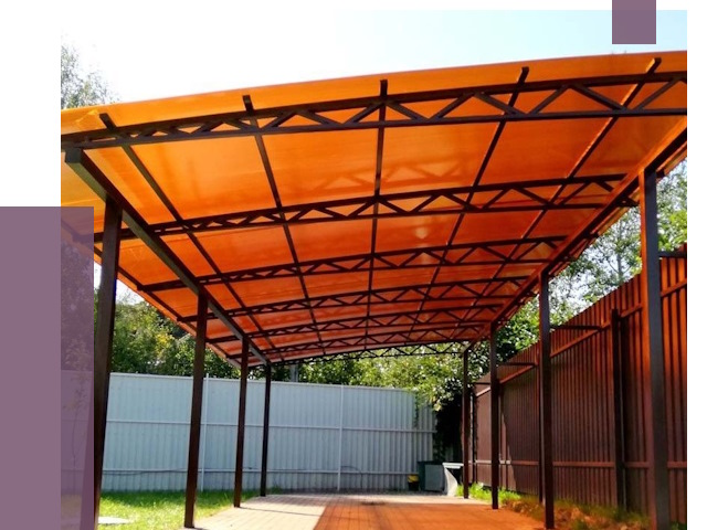 Односкатные навесы под ключ в Пензе от 13191 руб. 