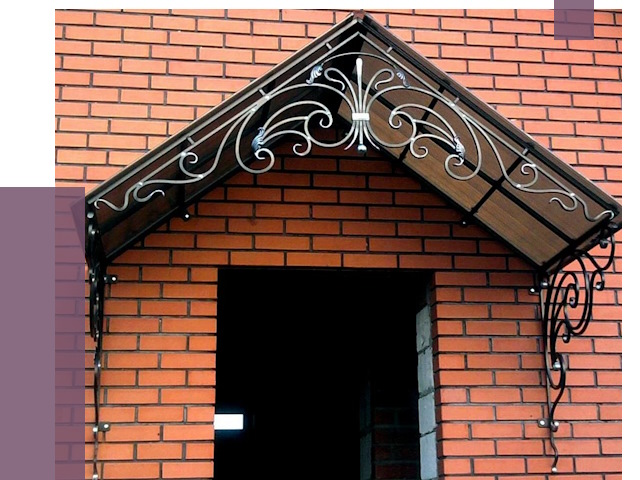 Металлические козырьки в Пензе от 10727 руб. 