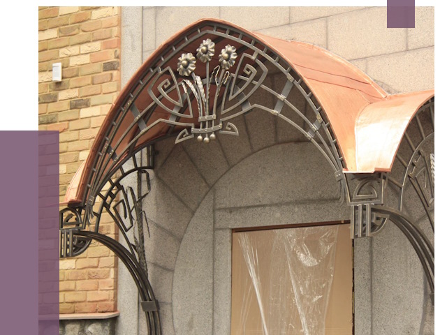 Арочные козырьки в Пензе от 14628 руб. 