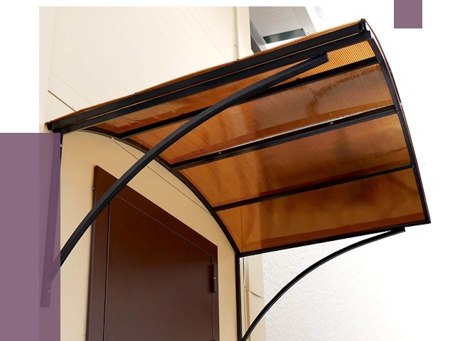 Недорогие козырьки в Пензе от 7617 руб.  | ПРОЛЁТ-Пнз