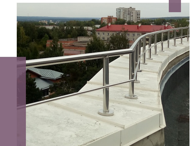 Парапеты и ограждения кровли в Пензе от 4979 руб.