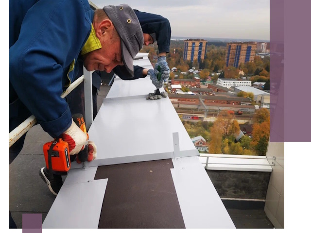 Монтаж парапетов в Пензе — установка прочных металлических ограждений