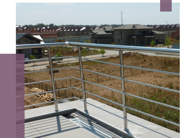 Парапеты из нержавеющей стали в Пензе от 8007 руб. за м² | ПРОЛЁТ-Пнз