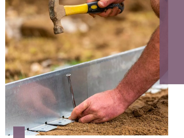 Монтаж металлических бордюров в Пензе быстро и качественно