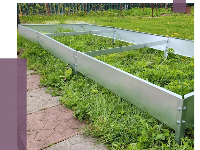 Металлические бордюры для грядок в Пензе от 1796 руб.