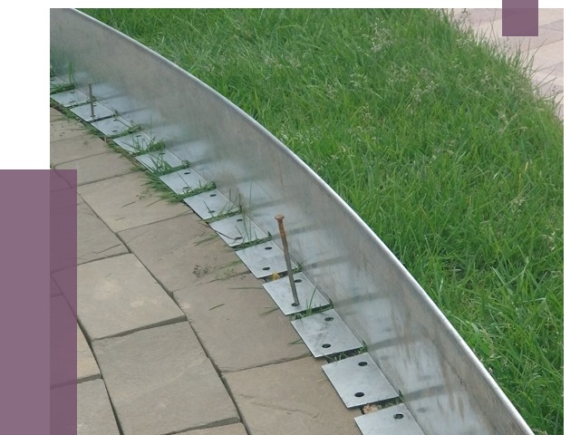 Металлические бордюры для тротуаров в Пензе от 8725 руб.