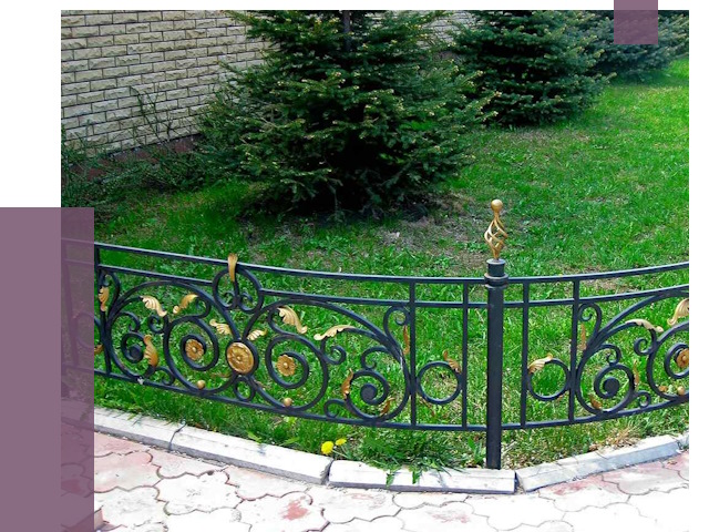 Кованые газонные ограждения в Пензе от 7647 руб. — ПРОЛЁТ-Пнз