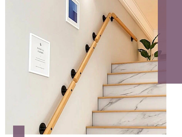 Поручни металлические и деревянные под ключ в Пензе