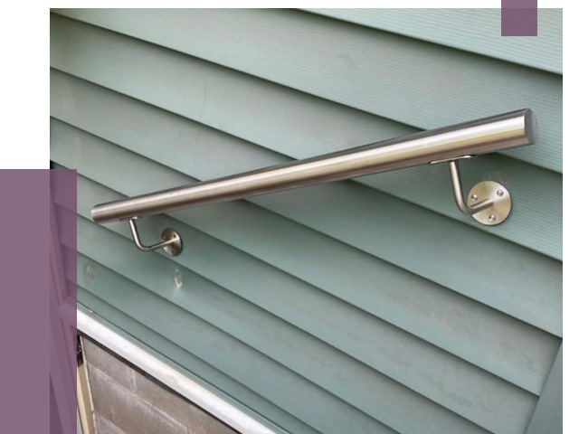 Поручни из нержавеющей стали в Пензе от 7699 руб.  | ПРОЛЁТ-Пнз